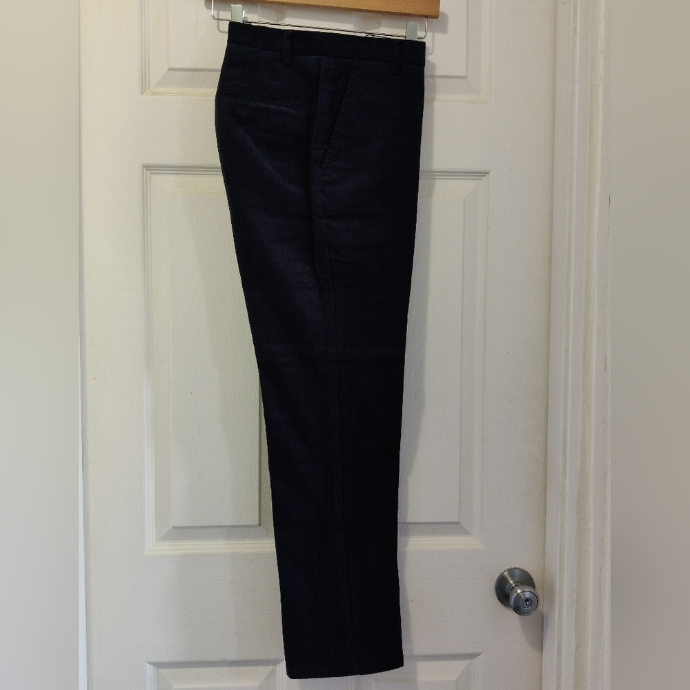Jomer Men's Size 29 Navy Corduroy Slim Fit Pants